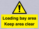 loading-bay-area-keep-area-clear-sign~